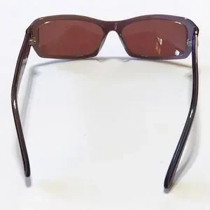 Boz Unisex Sunglasses Brown Frames With Dark Lens BOZ Visionary Sunglasses - Modern, Stylish, UV400 Protection  main image 4